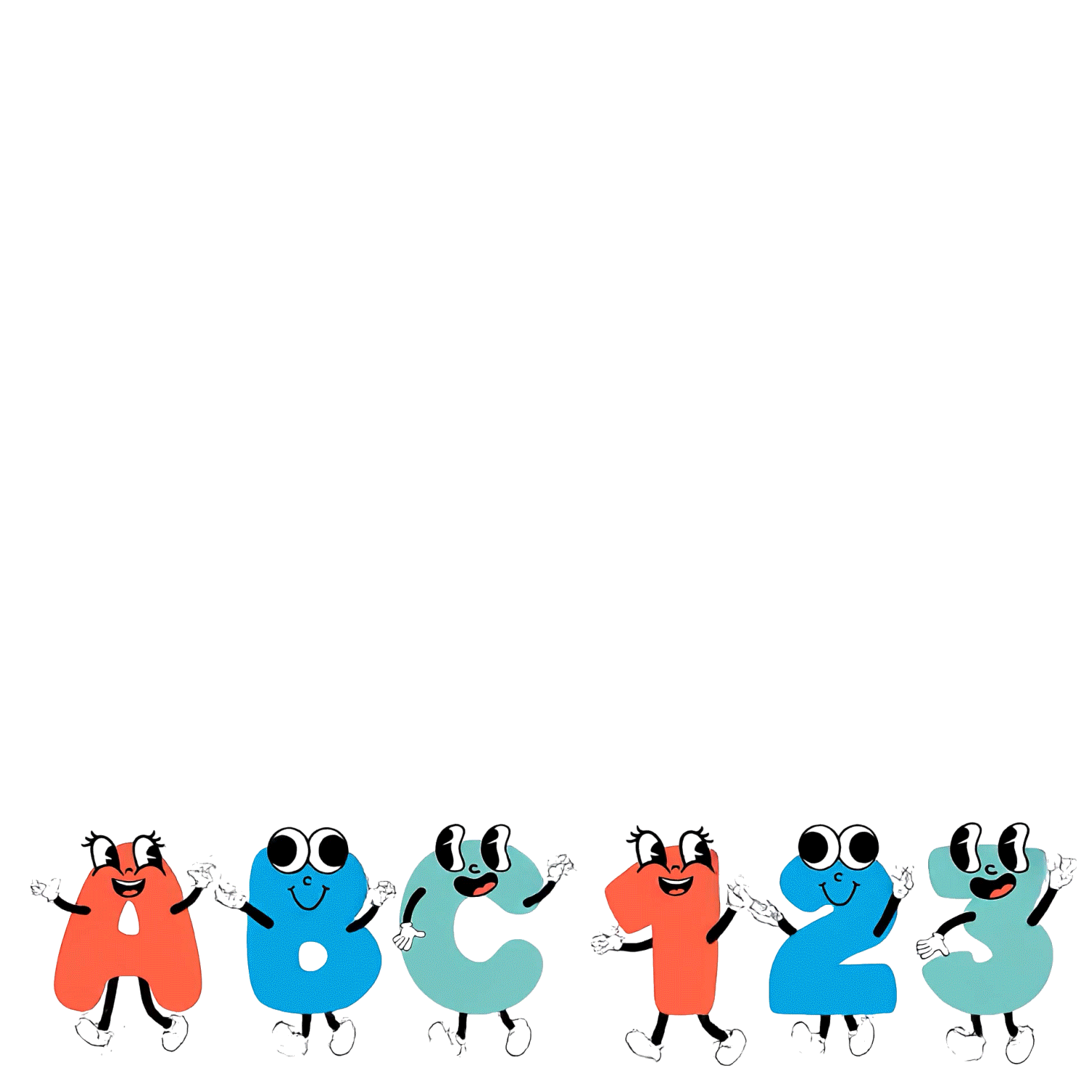 ABC 123 animation